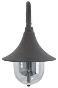 Zahradní nástěnná lampa E27 42 cm hliníková bronzová