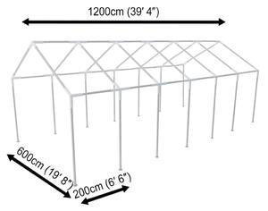 Ocelový rám pro 12 x 6 m party stan
