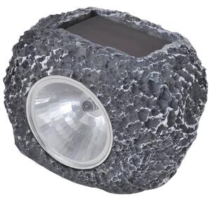 Zahradní solární LED bodovky tvar kamene 12 ks