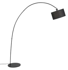 Chytrá moderní oblouková stojací lampa černá vč. WiFi G95 - Vinossa