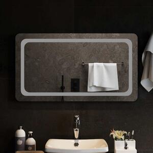 Koupelnové zrcadlo s LED osvětlením 90 x 50 cm