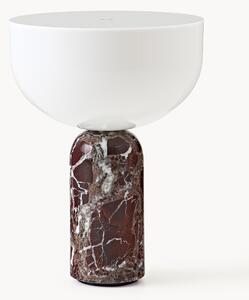Malá přenosná stolní LED lampa z mramoru Kizu, stmívatelná