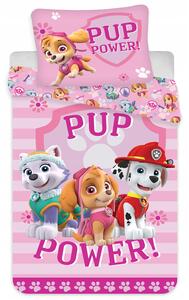 DĚTSKÉ BAVLNĚNÉ POVLEČENÍ PAW PATROL 140X200 CM, 1KS 70X80 CM VZOROVANÉ