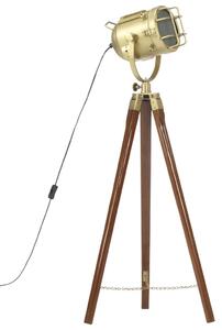 Stojací lampa na stativu masivní mangovníkové dřevo 97 cm