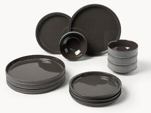 Serax x Kelly Wearstler, sada porcelánového nádobí Dune, pro 4 osoby, 12 dílů
