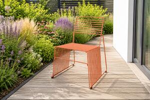 111 Furniture Stohovatelná designová zahradní židle Vera Barva: Lososová