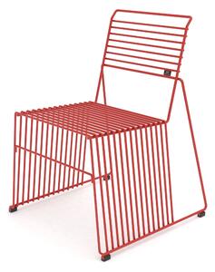 111 Furniture Stohovatelná designová zahradní židle Vera Barva: Červená