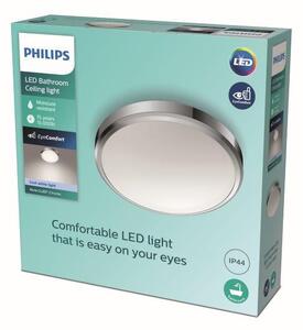 Philips Doris LED CL257 Stropné svítidlo do koupelny kruhové 17W/1700lm 313mm 4000K IP44 chrom