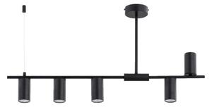 Lustr na tyči URANOS 5xGU10/10W/230V černá