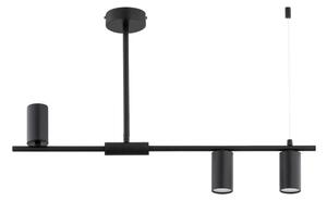 Lustr na tyči URANOS 3xGU10/10W/230V černá