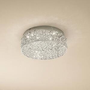 Lucande Stropní LED světlo Felias, kulatý tvar, Chrom / stříbro, Ložnice, Moderní
