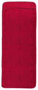 Plážové osušky 2 ks vínové 75 x 200 cm textil 400 GSM