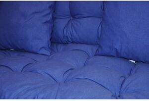 Sada polstrů na paletový nábytek - modrý MELÍR