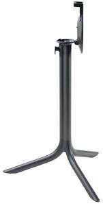 Nardi Antracitově šedá hliníková stolová sklápěcí podnož Flute 72 cm