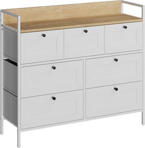 Komoda Vicco Belaro Bílá 98 x 85 cm se 7 zásuvkami, Model 51900