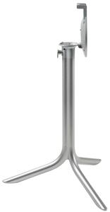 Nardi Stříbrná hliníková stolová sklápěcí podnož Flute 72 cm