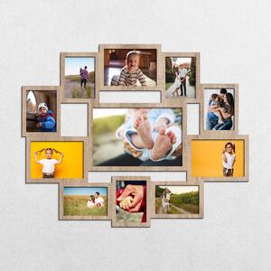 DUBLEZ | Velký nástěnný fotorámeček na více fotografií