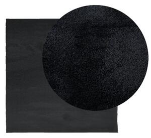 Koberec OVIEDO krátký vlas černý 200 x 200 cm