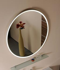 Sapho, FLOAT LED podsvícené zrcadlo, průměr 740mm, bílá, 22574