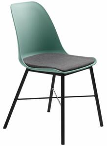 Zelená plastová jídelní židle Unique Furniture Whistler
