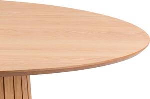 Scandi Přírodní dubový jídelní stůl Christa 120 cm