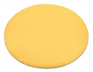 Dywany Lusczow Kulatý koberec BUNNY žlutý