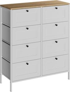 Komoda Vicco Belaro Bílá 80 x 95 cm s 8 zásuvkami, Model 51893