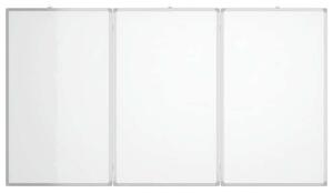 Magnetická tabule rozkládací 150 x 80 x 1,7 cm hliník