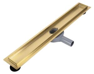 REA-G2702 - Odtokový žlab NEOX PRO 70 cm nerezová ocel/broušená zlatá