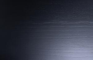 Scandi Černý dubový jídelní stůl Malice 120 cm