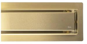 REA-G2702 - Odtokový žlab NEOX PRO 70 cm nerezová ocel/broušená zlatá