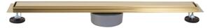 REA-G2704 - Odtokový žlab NEOX PRO 90 cm nerezová ocel/broušená zlatá