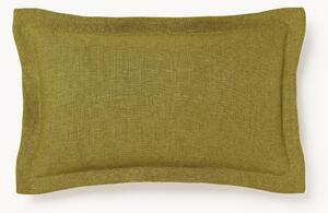 Lněný povlak na polštář s lemem Taryn
