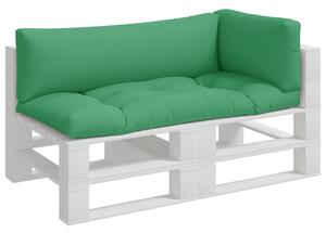 Podušky na palety 3 ks zelené textil
