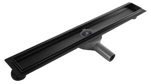 REA-G7803 - Odtokový žlab NEOX PRO 80 cm nerezová ocel/černá