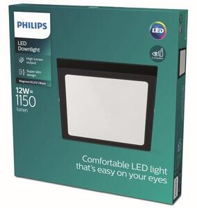 Philips 8719514328730 Magneos Slim DL252 stropní svítidlo LED 12W/1150lm 2700K černá