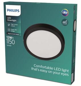 Philips 8719514328693 Magneos Slim DL252 stropní svítidlo LED D210mm 12W/1150lm 2700K černá