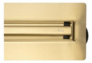 REA-G2714 - Odtokový žlab NEOX SLIM 70 cm nerezová ocel/broušená zlatá