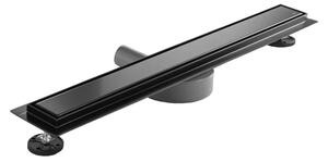 REA-G7802 - Odtokový žlab NEOX PRO 70 cm nerezová ocel/černá
