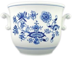 Český porcelán Cibulák Květináč s uchy 22 cm