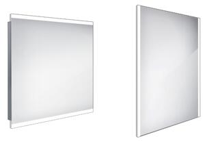 Zrcadlo do koupelny 80x70 s osvětlením nahoře a dole NIMCO ZP 12003