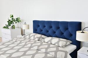 Manželská postel TITTO - modrá 160 × 200 cm