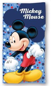 DĚTSKÝ BAVLNĚNÝ RUČNÍK MICKEY 70X140 CM VZOROVANÁ
