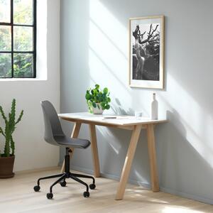 Šedá plastová kancelářská židle Unique Furniture Whistler