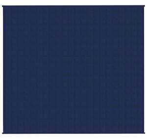 Zátěžová deka modrá 200 x 225 cm 9 kg textil