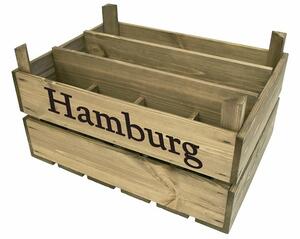 Dřevěná bedýnka Hamburg