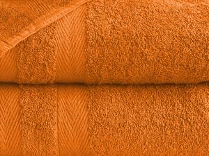 XPOSE® Froté ručník DEVON - oranžový 50x90 cm