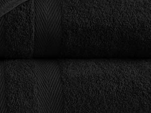 XPOSE­­® Froté osuška DEVON - černá 70x140 cm