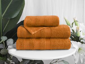XPOSE® Froté ručník DEVON - oranžový 50x90 cm