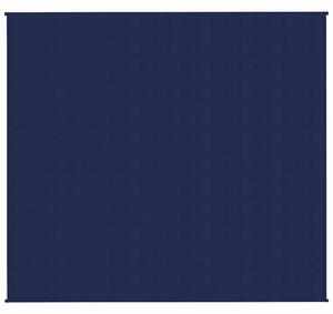 Zátěžová deka modrá 200 x 220 cm 9 kg textil